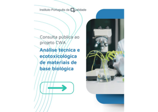 Consulta pública ao projeto CWA sobre análise técnica e ecotoxicológica de materiais de base biológica 