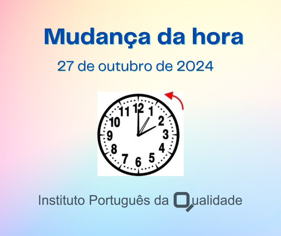 A mudança da hora é este fim de semana!