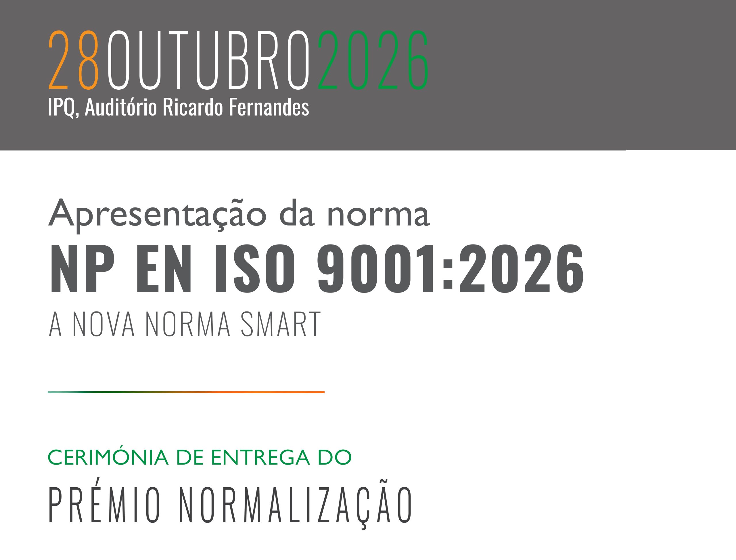Apresentação da NP EN ISO 9001:2026 – A nova norma SMART